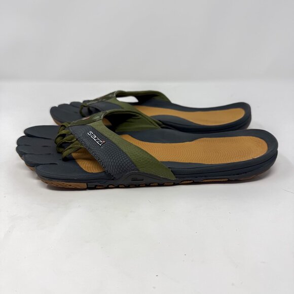 Sazzi Digit Decimal Motion Sandals Unisex Men 8 / W 9 / EU 40.5 Flip Flops RARE - Picture 2 of 9